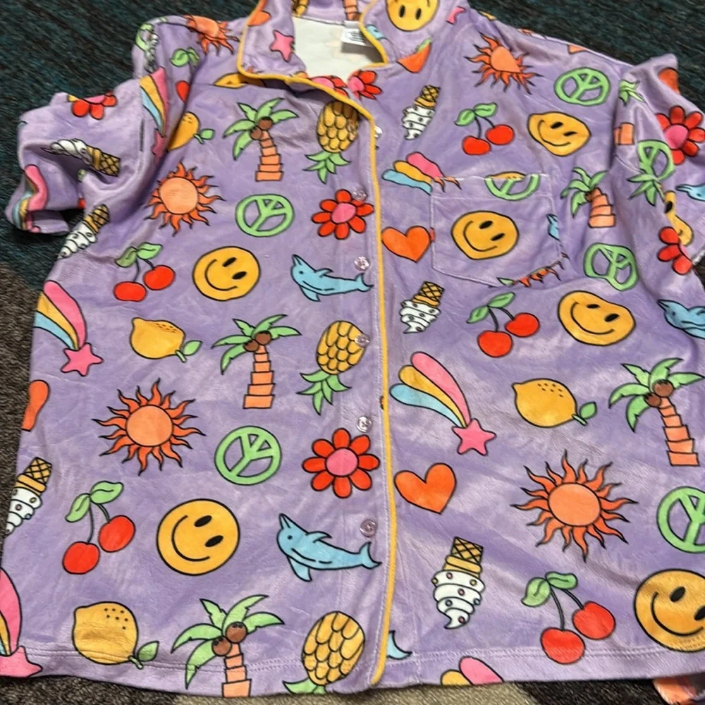 Art Class Sleepwear with Purple Trim size 16/18